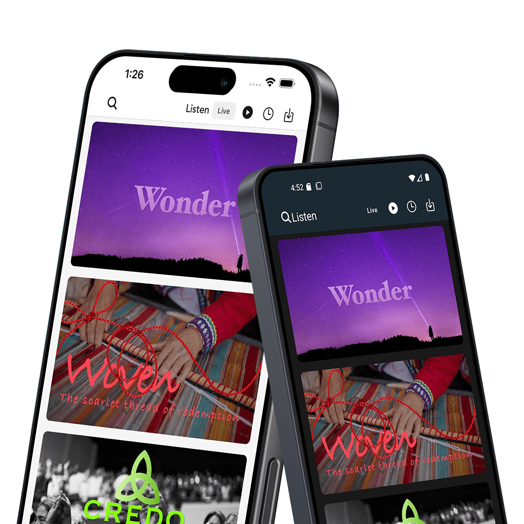 Thrive Church App on mobile device